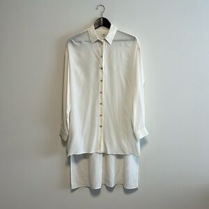 Aritzia Wilfred white silk top sz xxs worn once